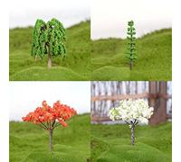 VRTYVEYBB Juego de 26 piezas de decoración de casa de muñecas para el hogar al aire libre de cuento de hadas para jardín y patio