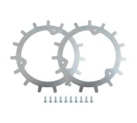 VRTYVEYBB Juego de puntas antideslizantes para robot de corte automático Mammotion Yuka, tracción mejorada en césped húmedo o irregular, construcción de acero laminado en frío, instalación sin