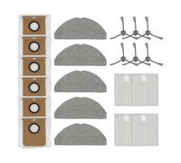 VRTYVEYBB Kit de bolsa de polvo con filtro de cepillo lateral para Conga 7490 Home para X-Treme para Genesis Part