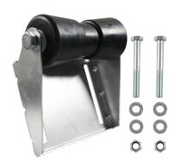 VRTYVEYBB Kit de montaje de rodillo de quilla de 8 pulgadas con soporte, barco de acero galvanizado y goma