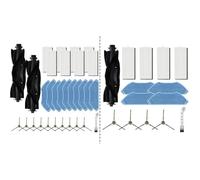 VRTYVEYBB Kit de piezas de repuesto para robot aspirador Lefant M2/M2S/M2 Pro/M2S Pro: cepillo principal, cepillos laterales, filtro, paños de microfibra (1 juego)