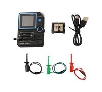 VRTYVEYBB LCR-P1 - Probador de transistores multifuncional, diseño inteligente antiquemaduras, modo de reemplazo, probador de transistor eléctrico