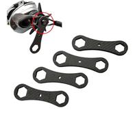 VRTYVEYBB Llave de fibra de carbono de precisión para lanzar carretes de pesca, desmantelamiento, se adapta a tuercas de 8 mm y 10 mm, segura para el mantenimiento