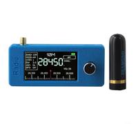 VRTYVEYBB Mini SI4732 Receptor de radio de bolsillo ESP32-S3 Control 0.5-108MHz AM FM LSB Sintonización Pantalla IPS de 1.9 pulgadas Batería de 800 mAh Tipo C Carga Antena de bucle portátil 3D-Case