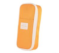 VRTYVEYBB Organizador de lápices con interior espacioso, perfecto para mantener todas tus herramientas de escritura perfectamente almacenadas, como lo muestra la imagen, Yellow lemon
