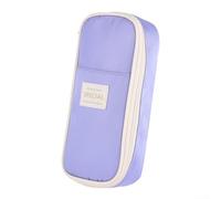 VRTYVEYBB Organizador de lápices con interior espacioso, perfecto para mantener todas tus herramientas de escritura perfectamente almacenadas, como lo muestra la imagen, Purplished purple