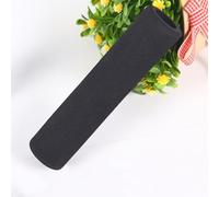 VRTYVEYBB Pack de 2 empuñaduras de espuma para ruedas de apoyo de bicicleta y scooter, 130/140/150 mm, diámetro 21-22 mm, gris/verde/morado