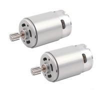 VRTYVEYBB Par de motores eléctricos RS550 de 24 V para niños, de alta velocidad, 40000 rpm, preinstalados, alambre de cobre de 10 dientes, conectores fáciles y rápidos, paquete de 2 para niños