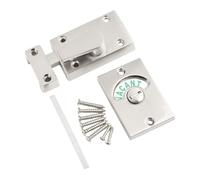 VRTYVEYBB Perno de bloqueo para indicador de inodoro vacante/ocupado, cerradura de puerta de partición de inodoro de aleación de zinc, cerradura de puerta