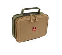 VRTYVEYBB Portaequipajes de pesca impermeable, tela Oxford resistente con cómoda correa de hombro para transportar equipos, Brown