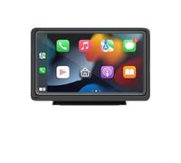 VRTYVEYBB Reproductor multimedia HD de 7 pulgadas con cable y cámara de marcha atrás, manos libres, proyección de pantalla, radio FM, compatible con CarPlay Auto para varios modelos de vehículos