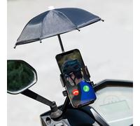VRTYVEYBB Soporte para teléfono para bicicleta, construcción resistente de 8 varillas, material ABS + poliéster (B negro)