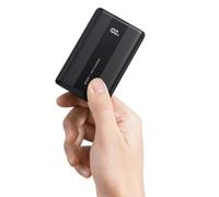 VRURC Batería Externa 20000mAh Mini Power Bank Carga Rapida 22.5W PD & QC 3.0 USB C Cargador Portatil compacta con 3 Entrada & 4 Salida Compatible con Smartphones