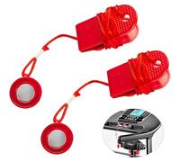 VRYNDH 2 Piezas Llave Magnética Cinta de Correr Repuesto, Universal Imán Parada Emergencia para Cinta de Correr Accesorios para Mayoría Máquinas Corrida