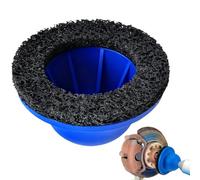 VRYNDH Cepillo para Ruedas De Coche,Limpiador Ergonómico para Bujes De Ruedas | Pulidor Reutilizable Y Resistente Al Desgaste para Detalles De Limpieza Pulido Y Decapado De Pintura