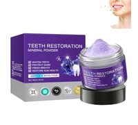 VRYNDH Polvo mineral para dientes, blanqueador obsesivo, polvo blanqueador dental, eficaz para fortalecer los dientes y las encías, polvo blanqueador dental, refresca el aliento (100 g)