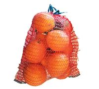 VRYSAC - Bolsas de Malla para 3 Kg de Fruta o Frutos Secos-Sacos Malla Raschel para Naranjas, Cebollas, Patatas, Limones o Nueces-Cinta en boca-Color Rojo (31x30cm - 3 Kg, Paquete 500 uds.)