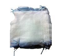 VRYSAC - Saco Raschel Incoloro para Frutas y Verduras - 5 o 10 Kg - Bolsa para Patatas, Cebollas, Nueces y Castañas con Atador (100, 10 Kg - 37x50 cm)