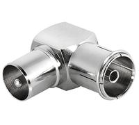 Vs Electronic 611221 - Adaptador coaxial macho a hembra (90 grados)