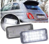 VS Lámpara de placas LED blanca para Fiat/Abarth 500/595/695 500C 595C 695C 312 C OEM: 51800482, no adecuado para I500 y 500X Canbus