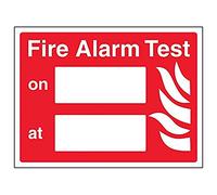 VSafety 13045AR-R - Señal de prueba de incendios (200 x 150 mm, 3 unidades)