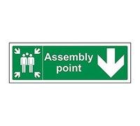 VSafety 17036AX-R - Placa de montaje (300 mm x 100 mm, 3 unidades)