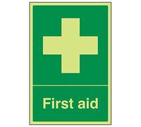 VSafety 31001AU-G'First Auid' - Señal (3 unidades, 200 x 300 mm)