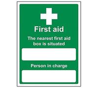 VSafety 31029BC-R2 - Caja de primeros auxilios, 300 x 400 mm, plástico rígido de 2 mm