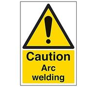 VSafety 65013AU-SSeñal de "Caution Arc Welding", vertical, 200 mm x 300 mm (Pack de 3)