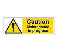 VSafety 67076BP-S'Caution Maintenance In Progress' - Señal (600 x 200 mm, 3 unidades)