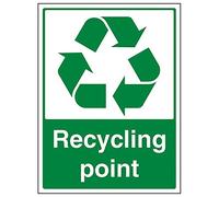 VSafety 73001BC-S - Señal de reciclaje (300 x 400 mm, 3 unidades)