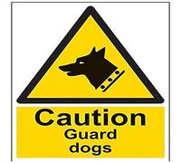 VSafety - Cartel de perro con protector de peligro (300 mm x 400 mm)