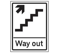 VSafety - Escalera de salida (aluminio, 200 x 300 mm)
