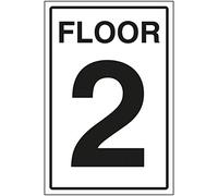 VSafety Floor 2 - Señal autoadhesiva (150 x 200 mm, efecto aluminio)