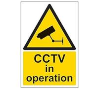 VSafety - Señal de CCTV en funcionamiento (3 unidades), 200mm x 300mm, 3