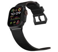 VSANT Correa de cuero vintage compatible con Apple Watch Ultra 2 / Ultra Band de 49 mm, 46 mm, 45 mm, 44 mm, 26 mm de ancho, correa de cuero Crazy Horse para iWatch Series 10, 9, 8, 7, 6, 5, 4