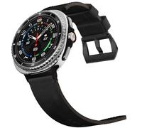 VSANT Correa de cuero vintage compatible con Samsung Galaxy Watch Ultra Band de 47 mm (2025/2024), correa de cuero Crazy Horse de 24 mm de ancho para Galaxy Watch Ultra, hombres y mujeres, color
