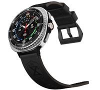 VSANT Correa de cuero vintage compatible con Samsung Galaxy Watch Ultra Band de 47 mm (2025/2024), correa de cuero Crazy Horse de 24 mm de ancho para Galaxy Watch Ultra, hombres y mujeres, color