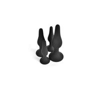 VSCNOVELTY Plug Anal Negro Silicona Set 4 Piezas