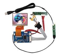 VSDISPLAY 3.5 Pulgadas 640X480 400nit IPS LCD Pantalla táctil resistiva con VGA AV Controlador Board 54pins