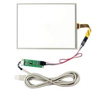 VSDISPLAY Controlador USB con Sensor táctil resistivo de 8,4 Pulgadas y 4 Cables para Panel LCD de 800 x 600