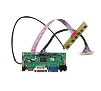 VSDISPLAY DVI VGA Audio LVDs Controller Board 30pins para 19 Pulgadas G190EG02 V1 G190ETN01.9 1280x1024 9Pins LED Retroiluminación LCD Pantalla