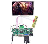 VSDISPLAY HSD070PWW1 Pantalla Monitor LCD de 7 Pulgadas Monitor 1280X800 DVI VGA Audio Pantalla IPS con Placa controladora
