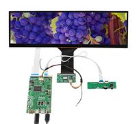 VSDISPLAY Mini Placa controladora USB C y Monitor de Pantalla táctil IPS de 12.6 Pulgadas 1920x515 NV126B5M-N41 EDP