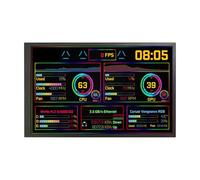 VSDISPLAY Monitor de pantalla para PC de 10.1 pulgadas, 1280 x 800 con editor de temas, color negro