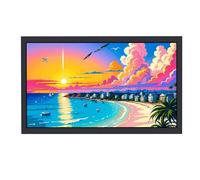 VSDISPLAY Monitor Industrial TFT LCD de 18,5 Pulgadas y 1920 x 1080, Puerto de vídeo VGA/DVI, Carcasa metálica con Soporte