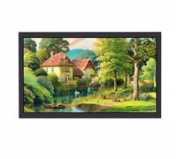 VSDISPLAY Monitor Industrial TFT LCD de 21,5 Pulgadas y 1920 x 1080 y 1000 nits, Puerto de vídeo H/D VGA DVI, Carcasa metálica con Soporte.