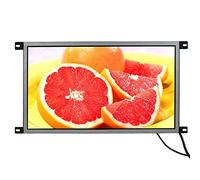 VSDISPLAY Monitor LCD de 15,6 Pulgadas G156HTN02.1 1920X1080 F1000nit con Carcasa de Pared y Placa Controlador USB, soporta rotación de 180°.