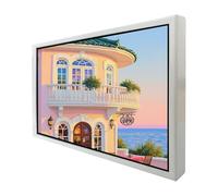 VSDISPLAY Monitor LCD IPS Blanco de 10,1 Pulgadas, 1280x800, 350 nits, Orificios de Montaje de 75 mm/100 mm, para Carcasa de PC Personalizada y subpantalla