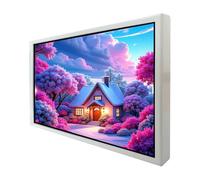 VSDISPLAY Monitor LCD IPS Blanco de 7 Pulgadas 1280x800 350 nits, Orificios de Montaje de 75 mm, para Carcasa de PC Personalizada y subpantalla